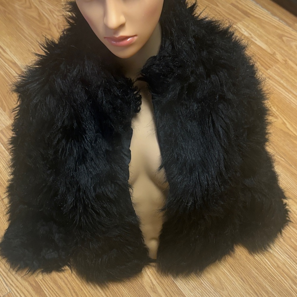 Black Faux Fur SP jacket